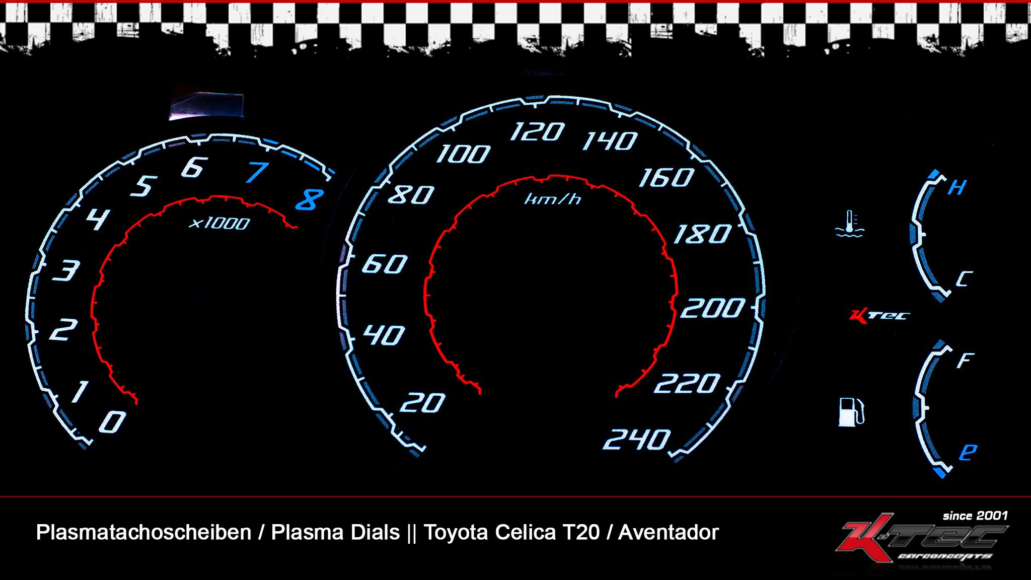 Toyota celica t20 aventador plasmatachoscheiben   -  (Plasmatachoscheiben Toyota)