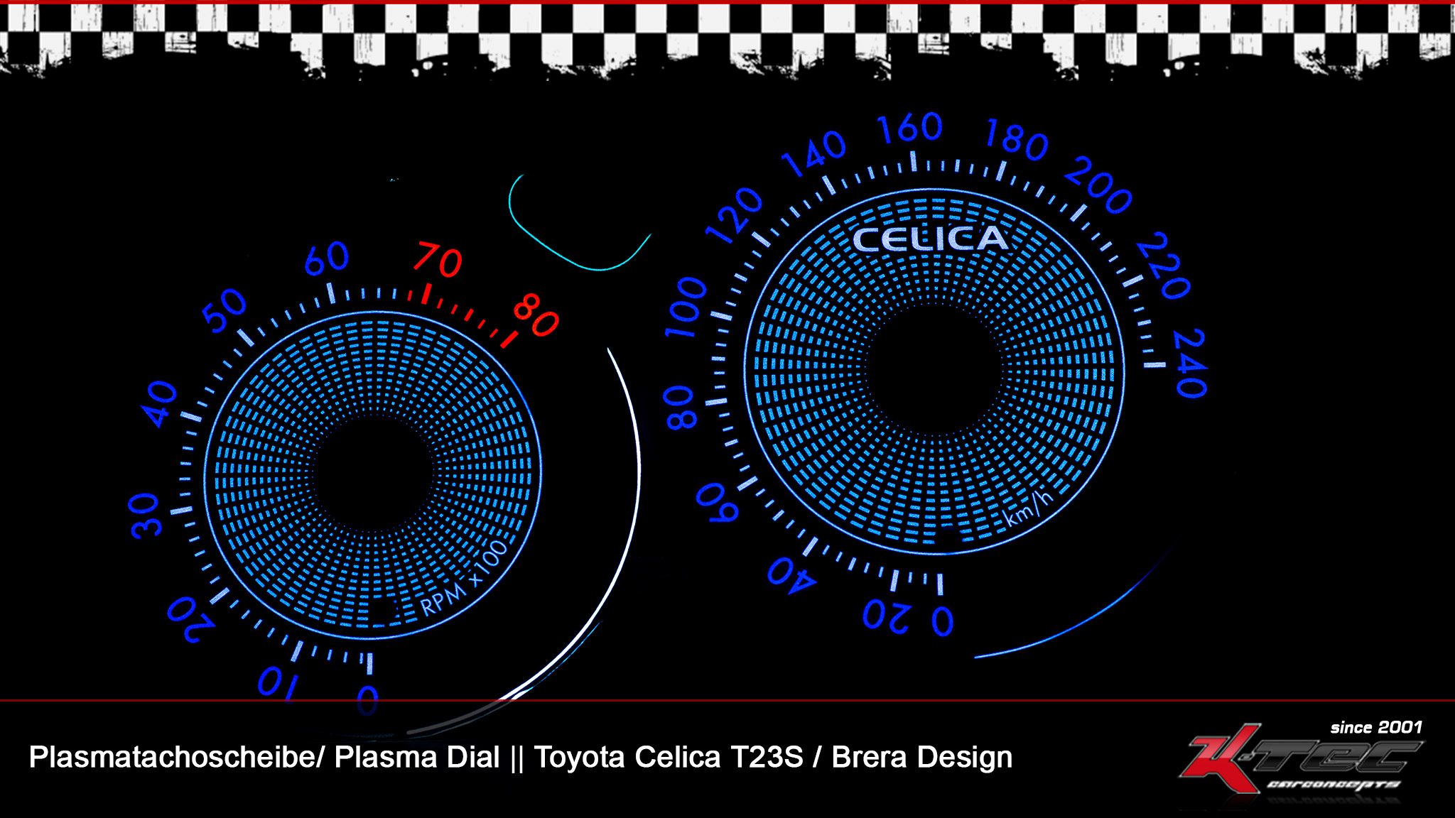 Toyota celica t23s brera plasmatachoscheibe   -  (Plasmatachoscheiben Toyota)