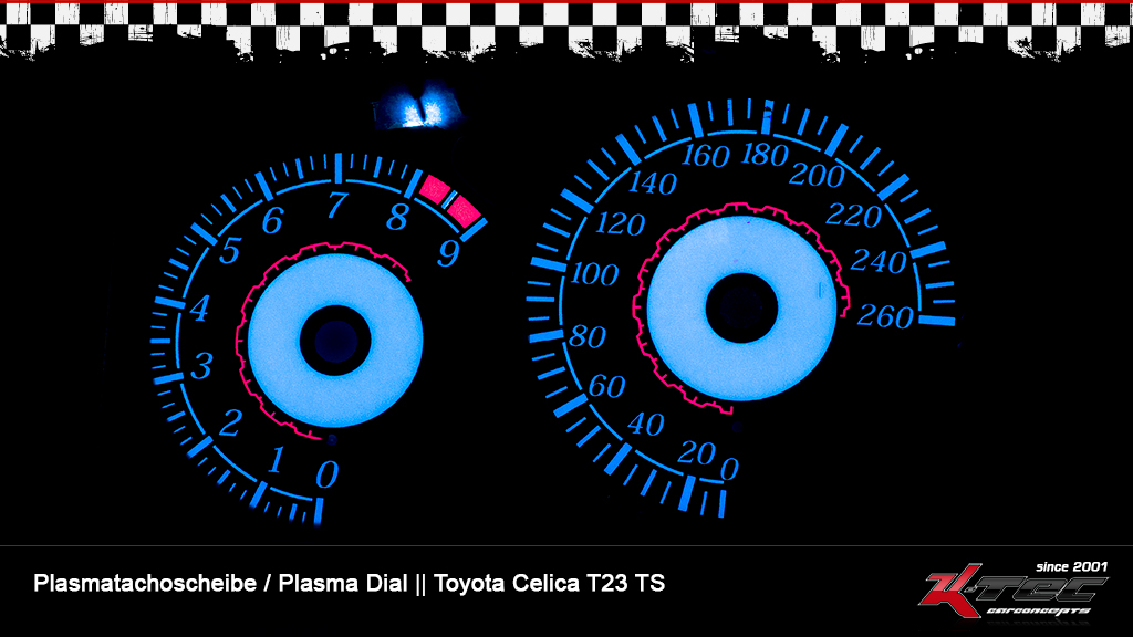 Toyota celica t23ts plasmatachoscheibe   -  (Plasmatachoscheiben Toyota)