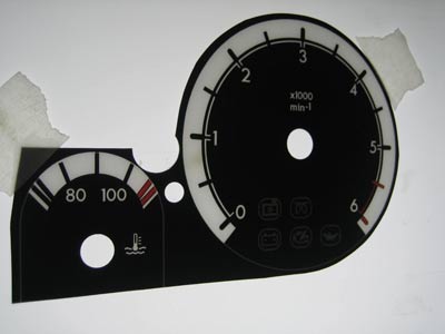 Opel astra g w8   -  Tachoscheiben