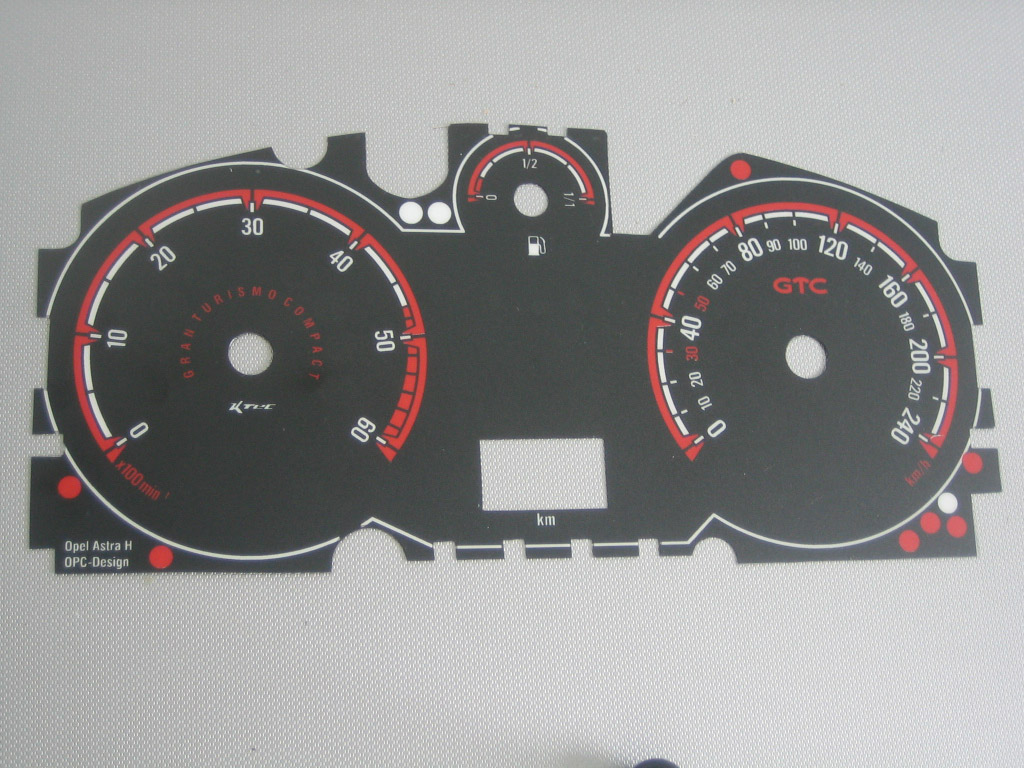 Opel astra h diesel opc rot   -  Tachoscheiben