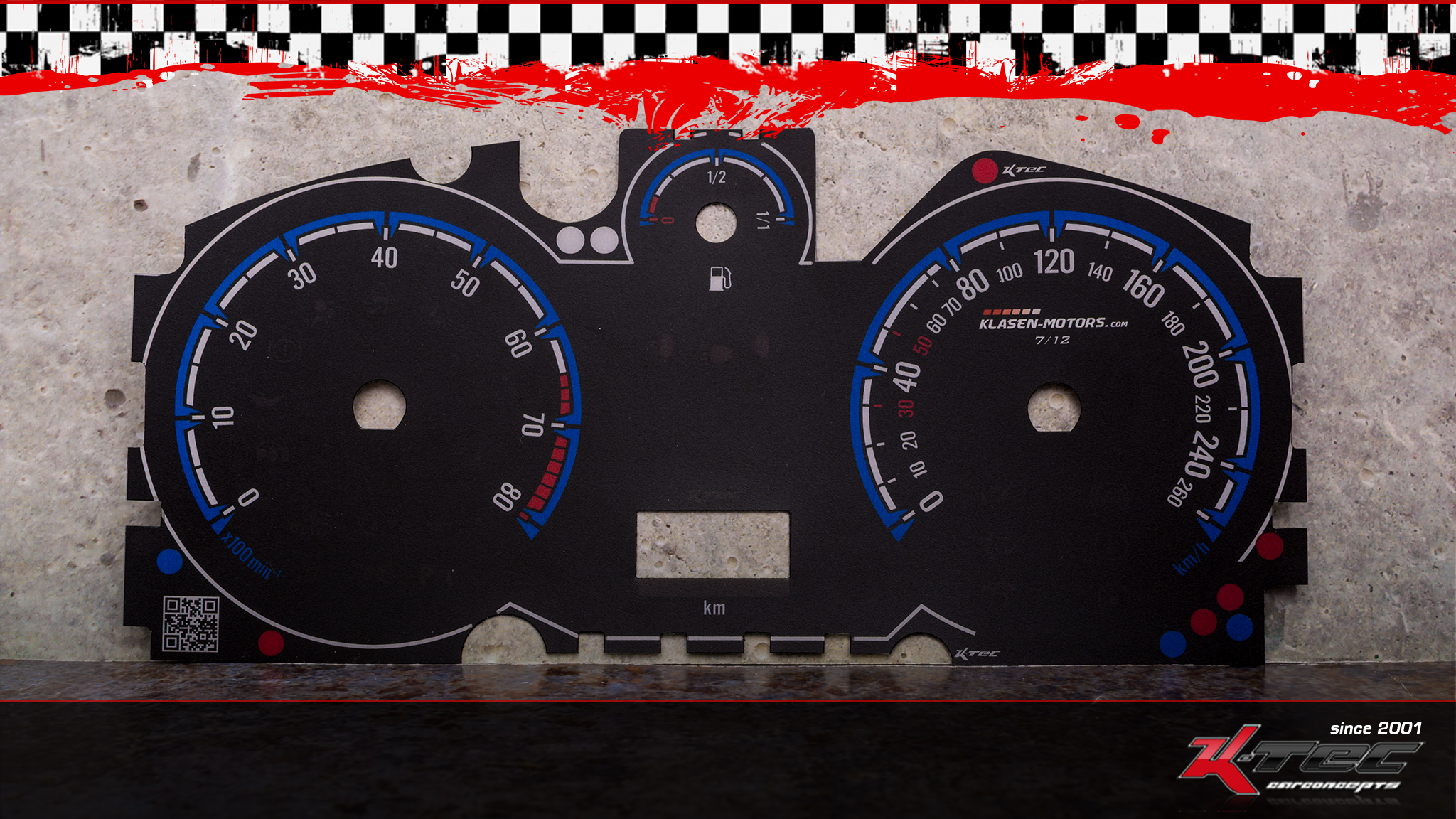 Opel astra h opc klassen tachoscheibe   -  (Opel)