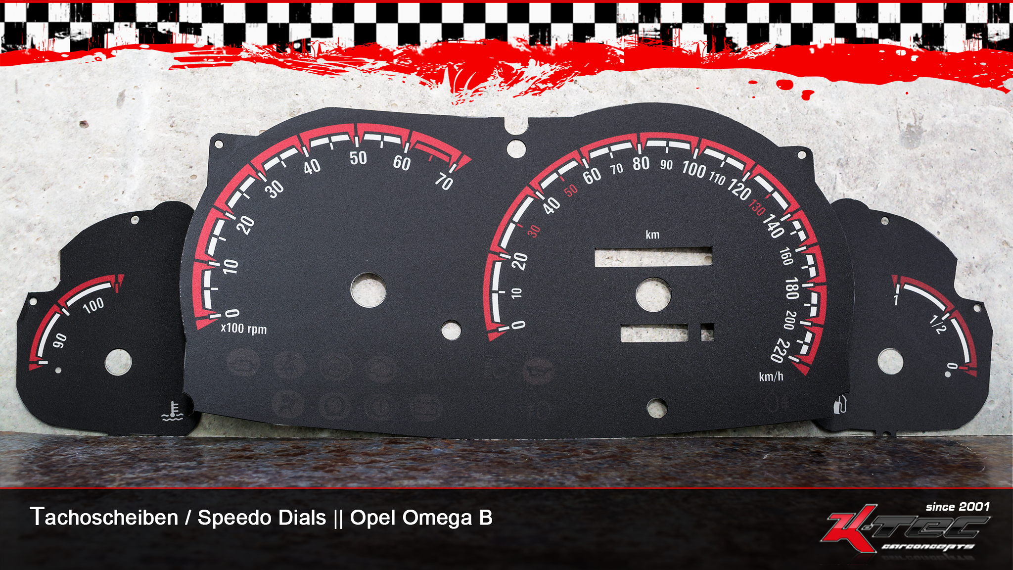 Opel omega b vrx tachoscheiben   -  (Opel)