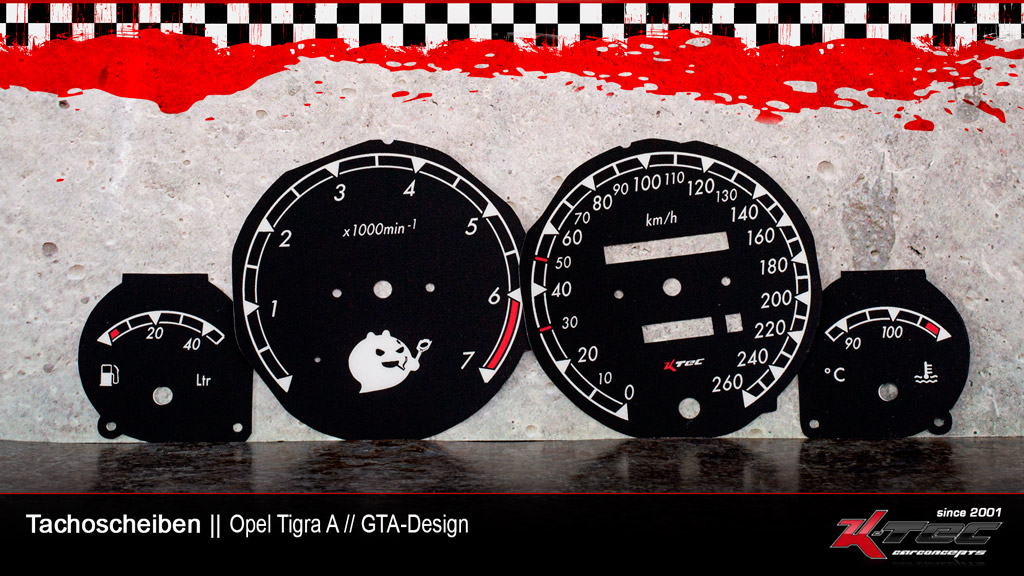 Opel tigra a gta tachoscheiben   -  (Opel)