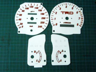 Toyota corolla e11   -  Tachoscheiben