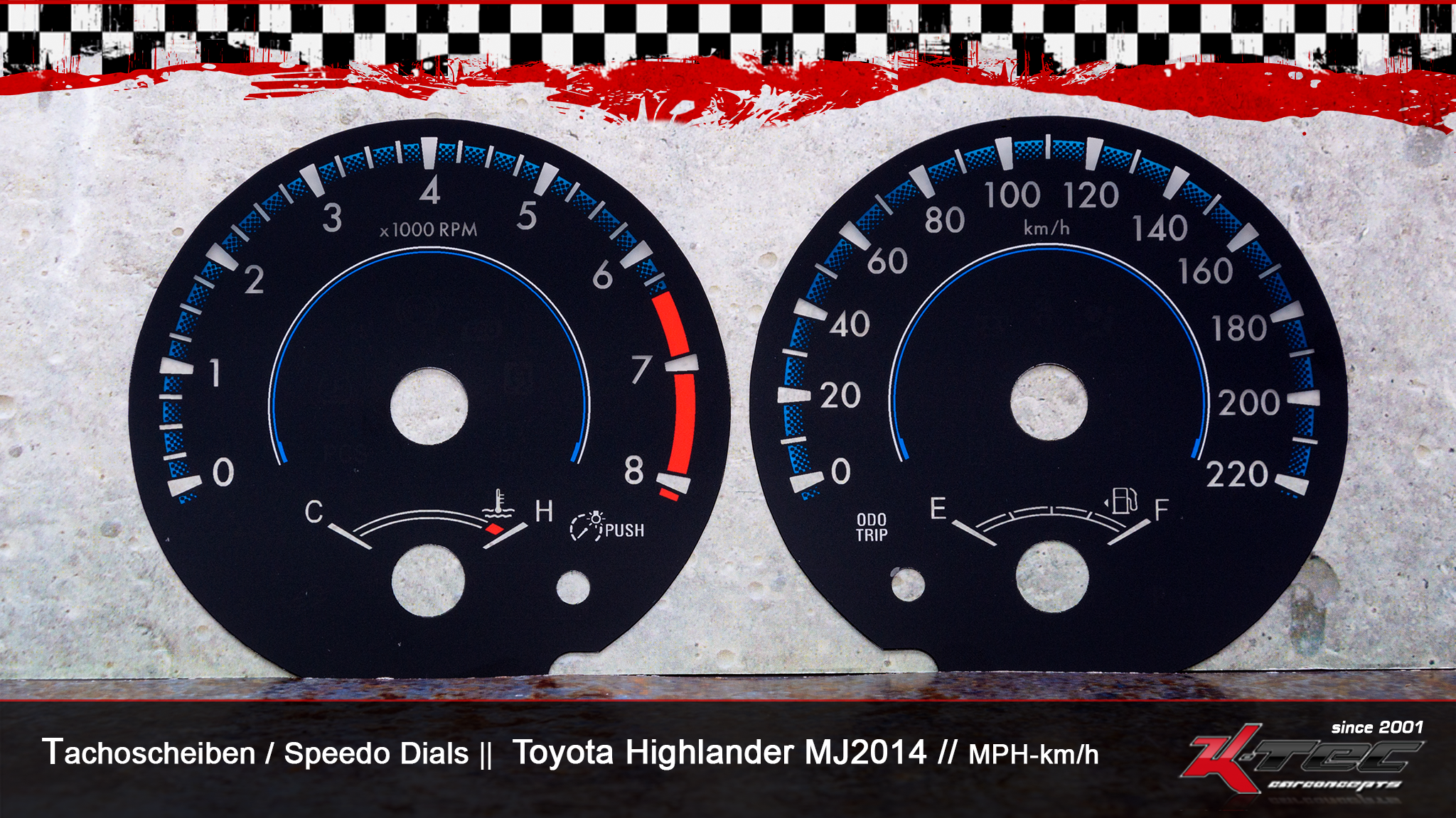 Toyota highlander mj2014 tachoscheiben   -  (Toyota)