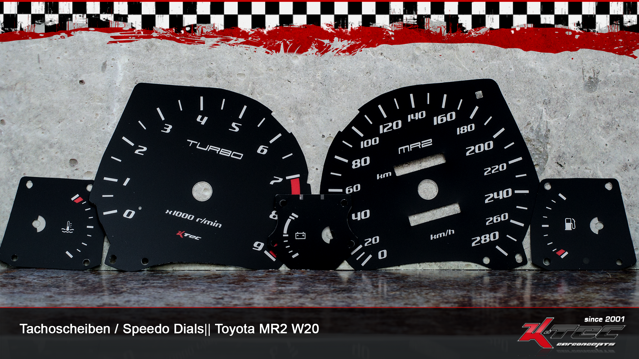 Toyota mr2 w20 tachoscheiben   -  (Toyota)