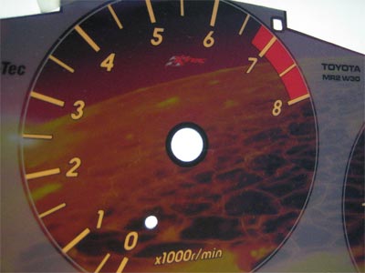 Toyota mr2 w30 dzm   -  Tachoscheiben