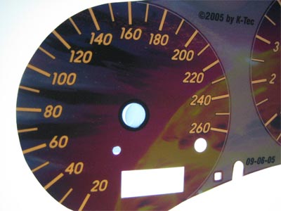 Toyota mr2 w30 tacho   -  Tachoscheiben