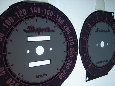 Toyota supra mk3 lexus-desi   -  Tachoscheiben