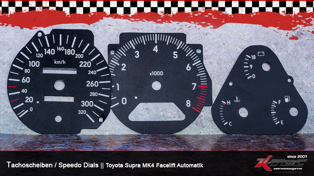 Toyota supra mk4 face 10000 tachoscheiben automatik   -  (Toyota)